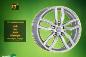 Cerchio in Lega Mak 17" per ricambio o scorta