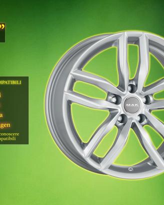 Cerchio in Lega Mak 17" per ricambio o scorta