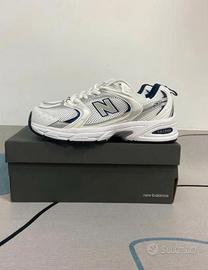 New Balance 530 Uomo 42 Bianco Blu Nuove