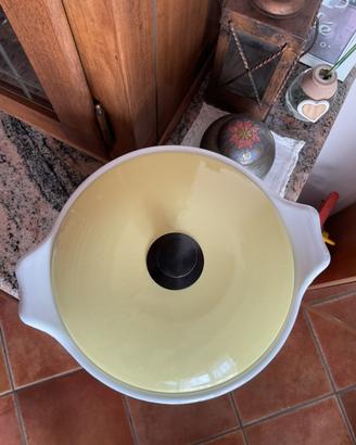 Pentola in ferro smaltato vintage