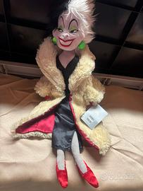 Bambola Peluche Crudelia De Moon Disney store