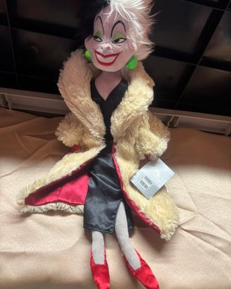 Bambola Peluche Crudelia De Moon Disney store