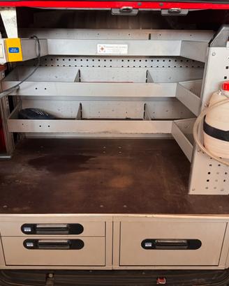 Allestimento Fiat Fiorino, officina mobile,