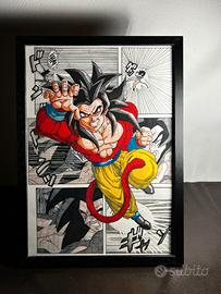 disegno  Goku fatto a mano