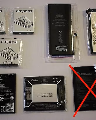 Batterie per vari modelli cellulari e smartphone