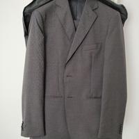 Abito grigio micro gessato Brian & Barry tg 50 