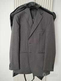 Abito grigio micro gessato Brian & Barry tg 50 