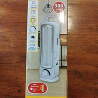 Lampada di emergenza ricaricabile 2 tubi led 300 l