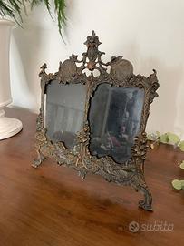 Cornice portafoto doppia antica