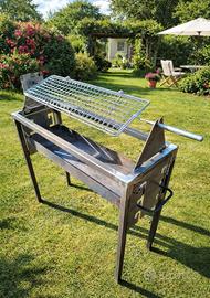 griglia barbecue girevole 