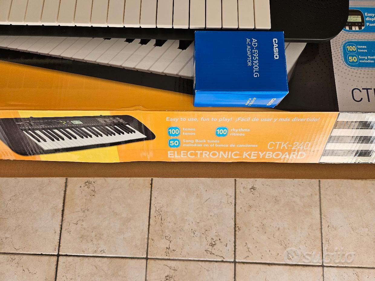 Casio CTK-240 - Tastiera musicale portatile a 49 tasti