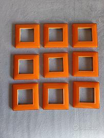 Placche VIMAR Plana Reflex arancioni nr. 9