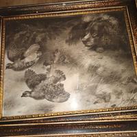 Stampe caccia con cornice 