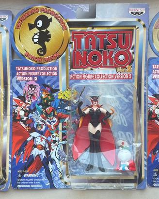 Yattaman Time Bokan set 3 action figure sigillato