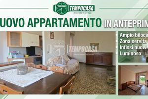 Ampio e luminoso bilocale in zona servita