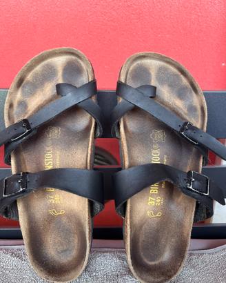 Birkenstock pelle nera