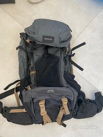 Zaino da campeggio Forclaz LT 50 + 10