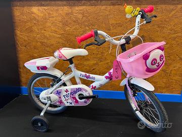 Bici bambina 14" Torpado Lilly Girl 3-5 anni nuova