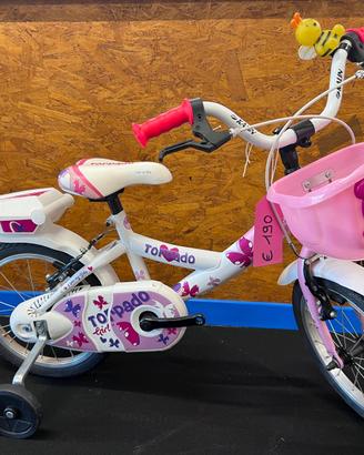 Bici bambina 14" Torpado Lilly Girl 3-5 anni nuova