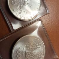 500 e 1000 lire argento