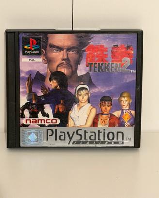 Tekken 2 PS1 PlayStation 1 Platinum PAL Ita Comp