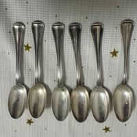 Set 6 cucchiaini in argento 800