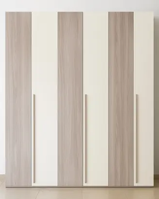 Armadio moderno a 6 ante legno Policoro