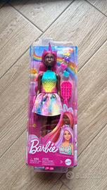 Barbie Unicorno Capelli Fantasia accessori 30cm