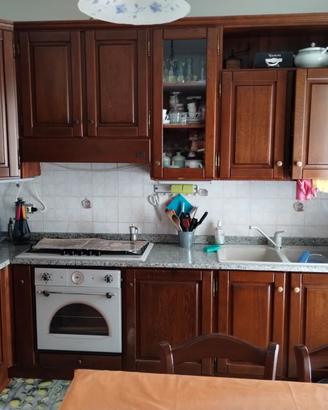 Cucina angolare legno rovere