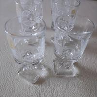 6 bicchierini cristallo vintage 