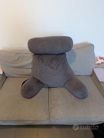 Cuscino ergonomico da lettura con braccioli