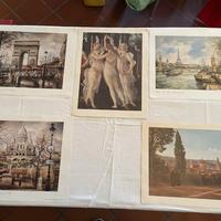 Lotto di riproduzioni artistiche: Museo del Louvre