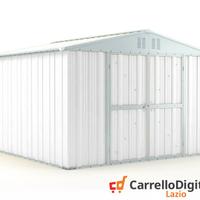 Box struttura lamiera Acciaio 327x307cm bianco