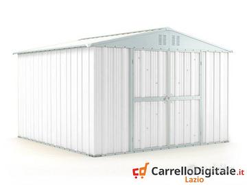 Box struttura lamiera Acciaio 327x307cm bianco