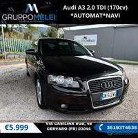 Audi A3 2.0 TDI (170cv) *AUTOMAT*NAVI