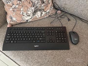Set Tastiera + mouse con filo di Logitech