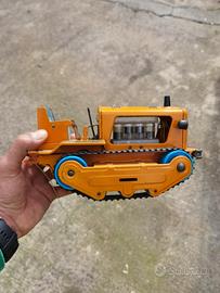 Bulldozer giocattolo latta funkstorgrad d epoca 