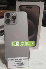 IPHONE 15 PRO MAX 256GB TITANIUM