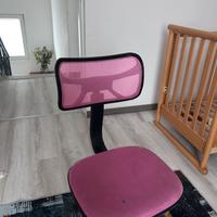 Sedia rosa per pc