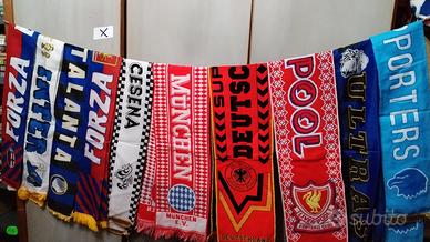 lotto sciarpe calcio 10 pezzi