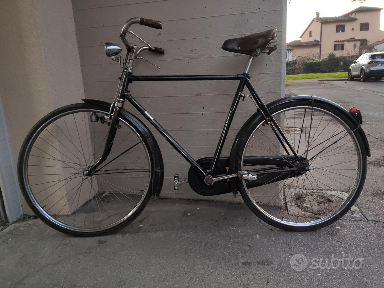 Vélo Vintage Homme Freins à Bacchetta Orange - Occasion, Couleur Noire, état Fonctionnel