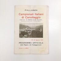 Rivista Pallanza - camp. italiani canottaggio 1921