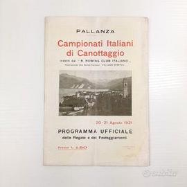 Rivista Pallanza - camp. italiani canottaggio 1921