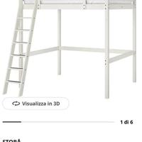 Letto a sopalco Stora, Ikea una piazza e mezzo 