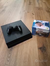 Play Station 4,  joypad, 8 giochi