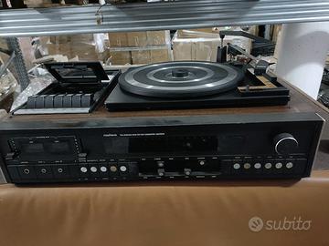 Giradischi con cassetta