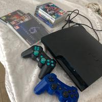 PlayStation 3 con molti giochi