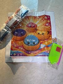 Kit pittura con diamanti con disegno squishy 2