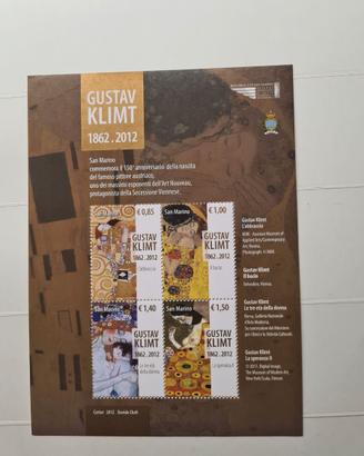 San Marino Foglietto Klimt