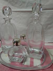 set bottiglie in vetro 